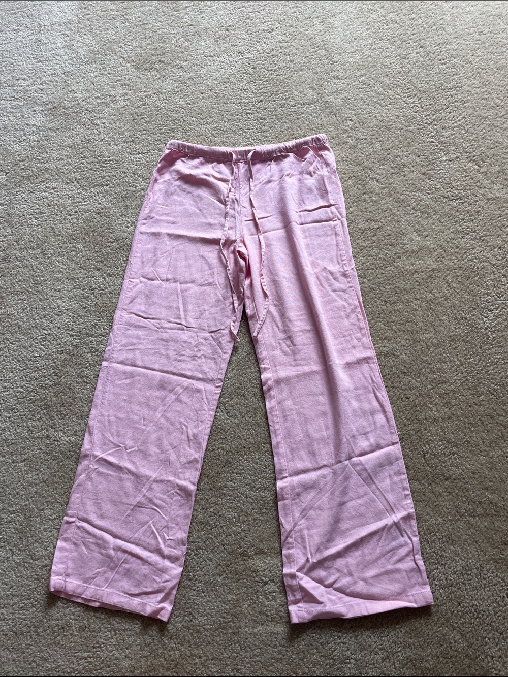 Harlow Pink Wide-Leg Lounge Pants